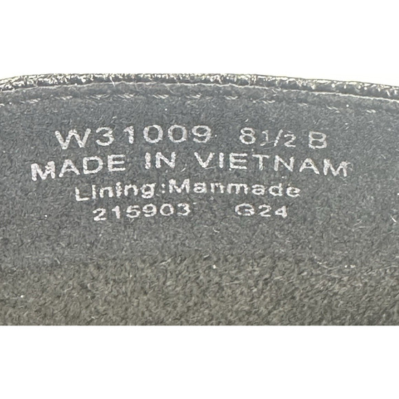 COLE HAAN Naia Black Leather Ankle Boots Womens Size 8.5B Side Zip New $200 G - Picture 12 of 13